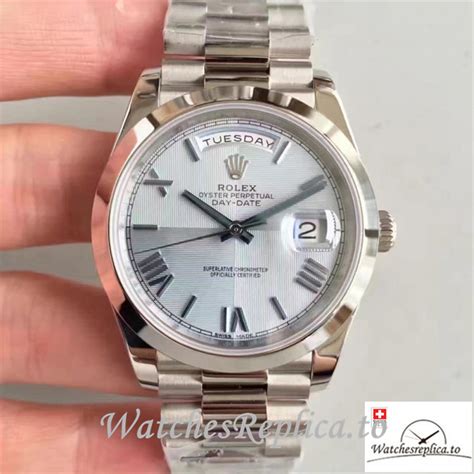 rolex day date stainless steel replica